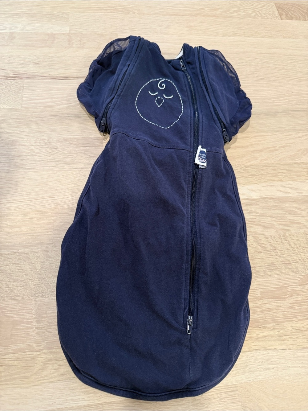 Nested Bean Zen One Air Swaddle Navy NB 0-3 Months 7-13 lbs